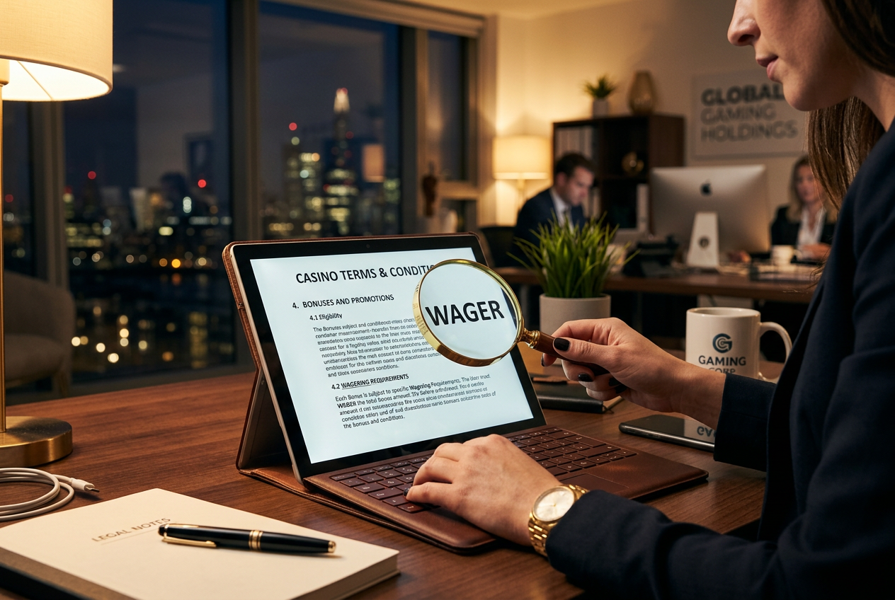 Analiza regulaminu bonusu w kasynie online przez lupę